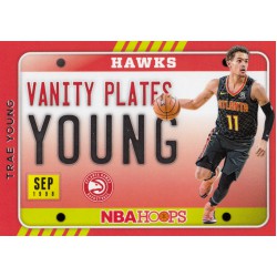 Panini NBA Hoops 2020-2021 Vanity Plates Trae You..